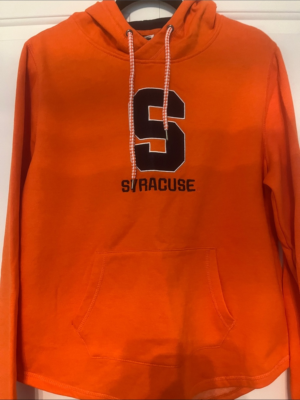 Stadium Athletics: SYRACUSE Orange and Navy Hooded Sweatshirt